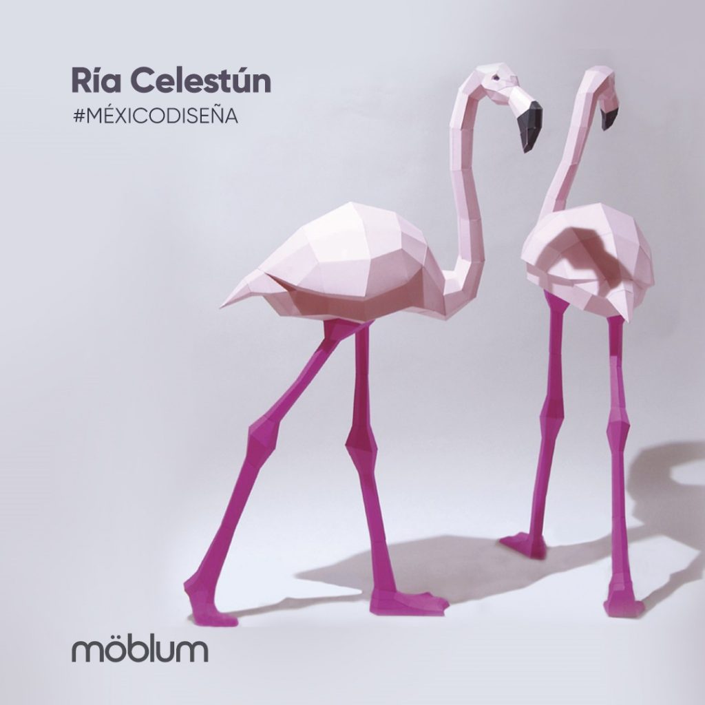 möblum-Conoce_la_colección_México_Diseña-Ría_Celestún-colección-diseños-figuras-papel-productos-artesanales-color