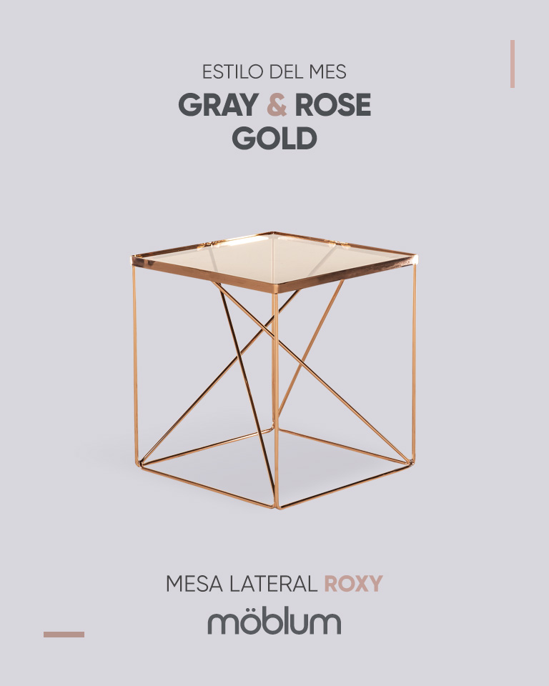 Gray &amp; rose gold